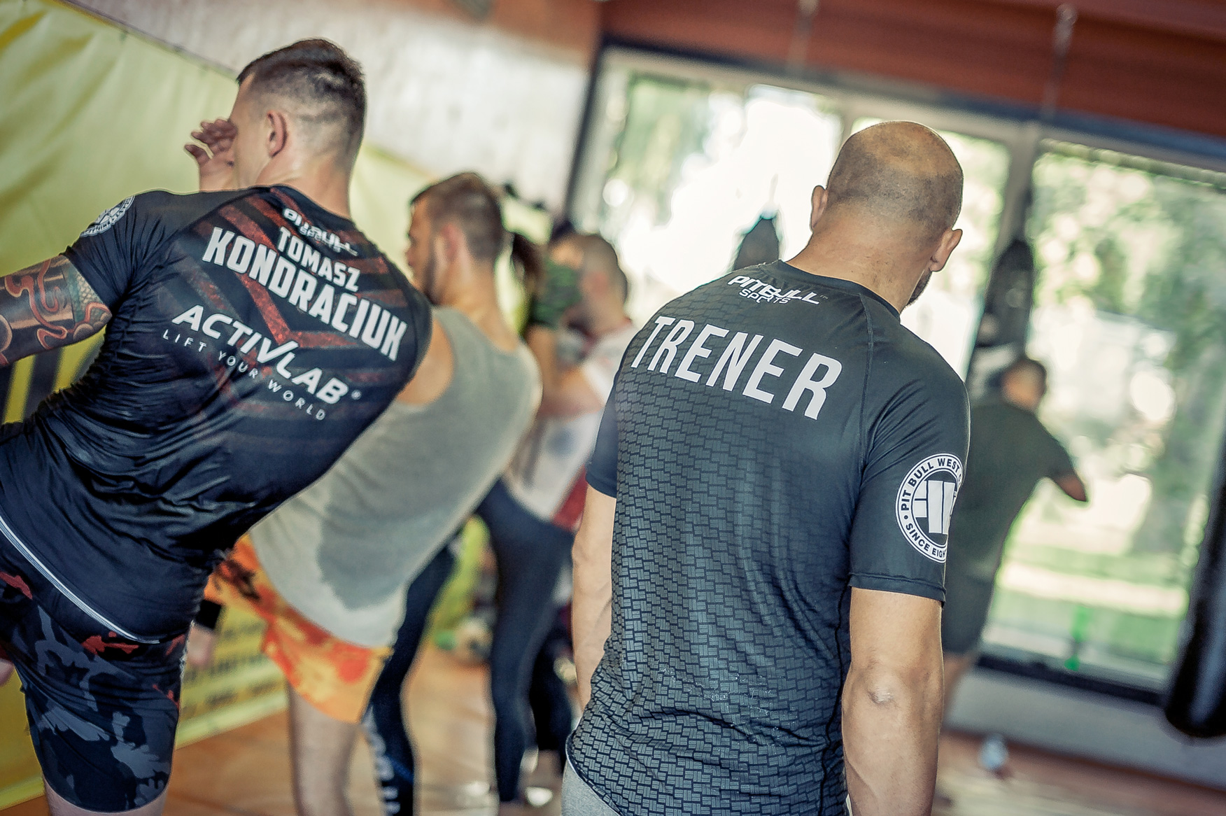 Trening Tomka pod okiem doświadczonego trenera.